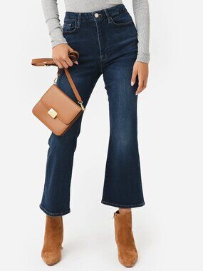 Frame Le One Crop Mini Boot Mid to High Rise LOCMB630 KELLER Ultra Stretch Denim